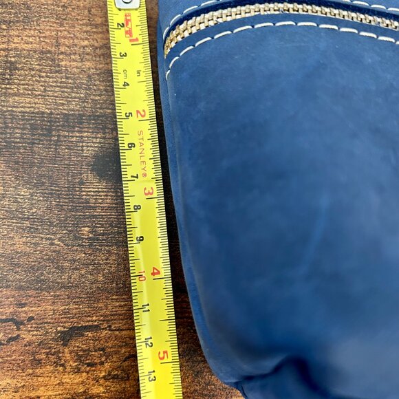 Portland Leather Goods Class Large Makeup Bag in Deepwater - Picture 5 of 7